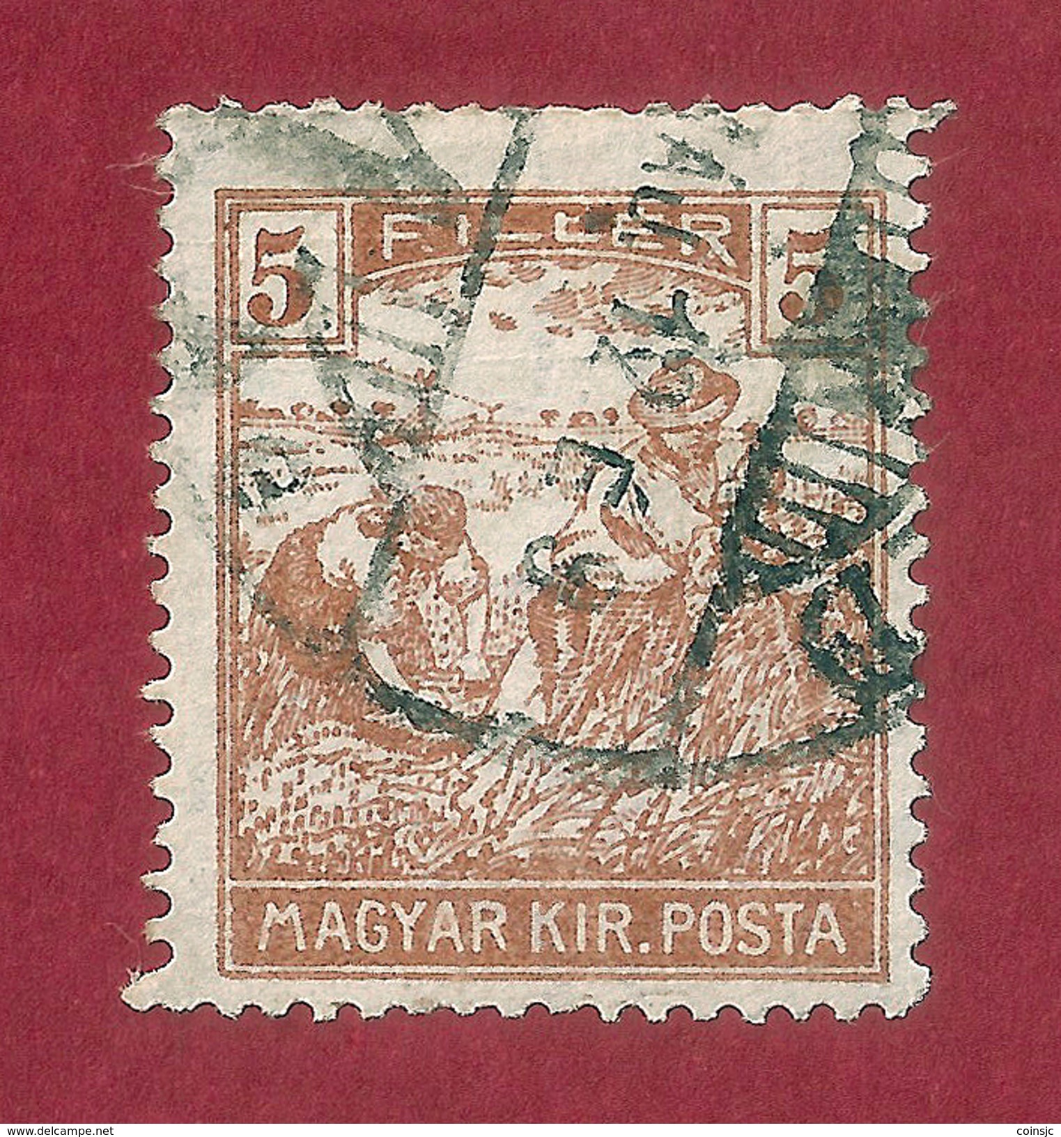 Hungría - 5 F - 1919 - Used Stamps