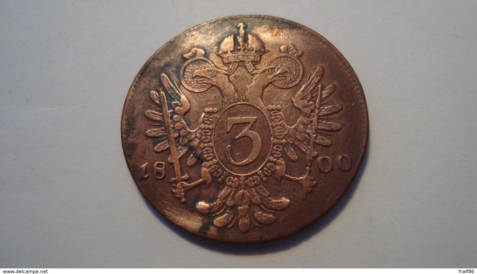 MONNAIE AUTRICHE 3 KREUZER FRANCOIS II 1800 - Austria