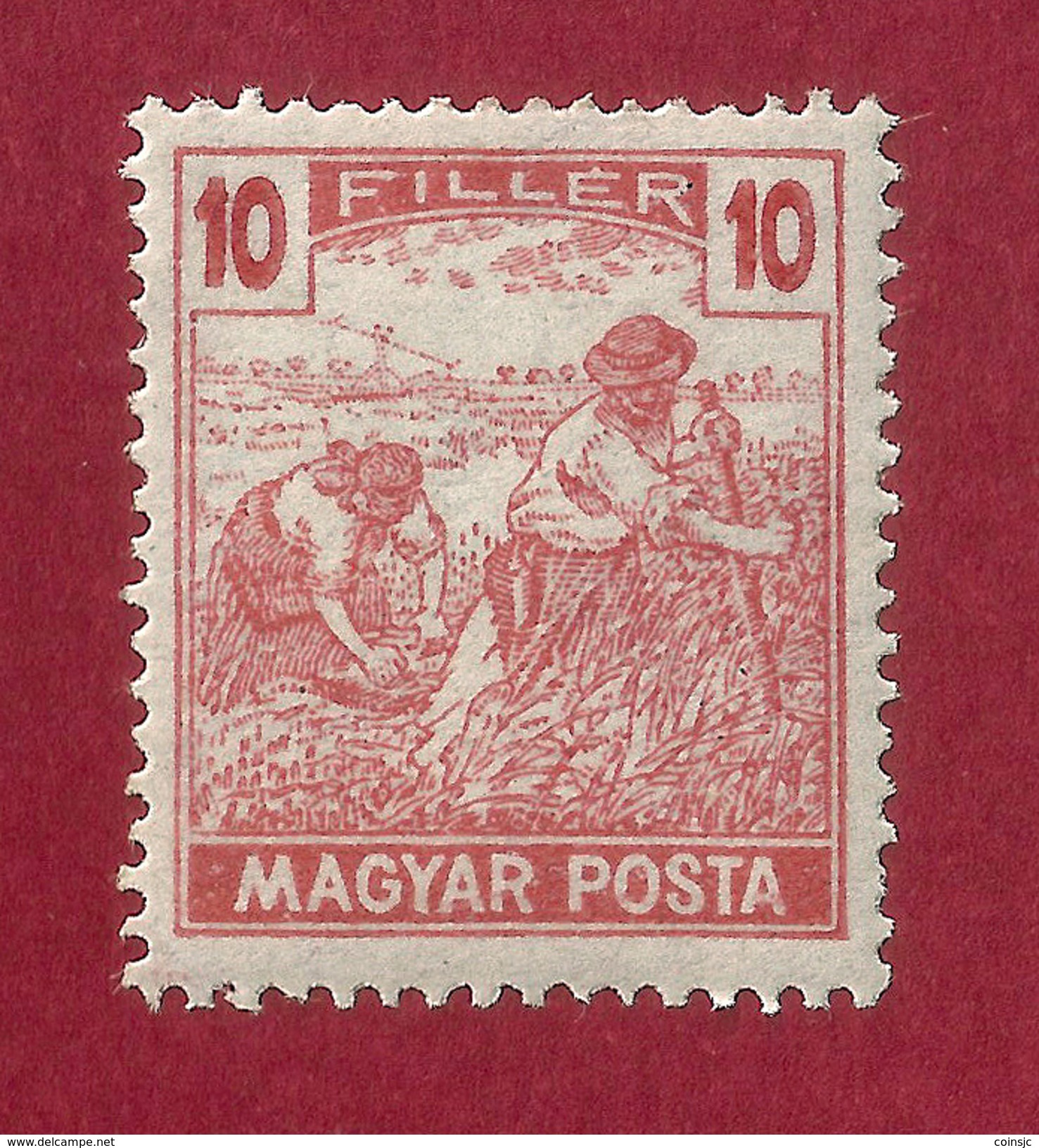 Hungría - 10 F - 1919 - Unused Stamps
