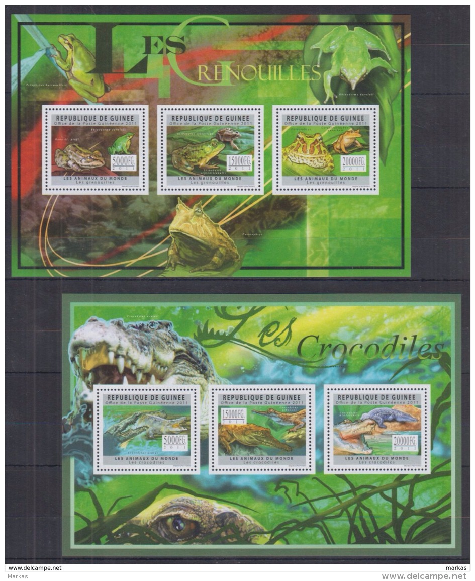 B41. Guinea - MNH - Animals - Reptiles - 2011 - Sonstige & Ohne Zuordnung