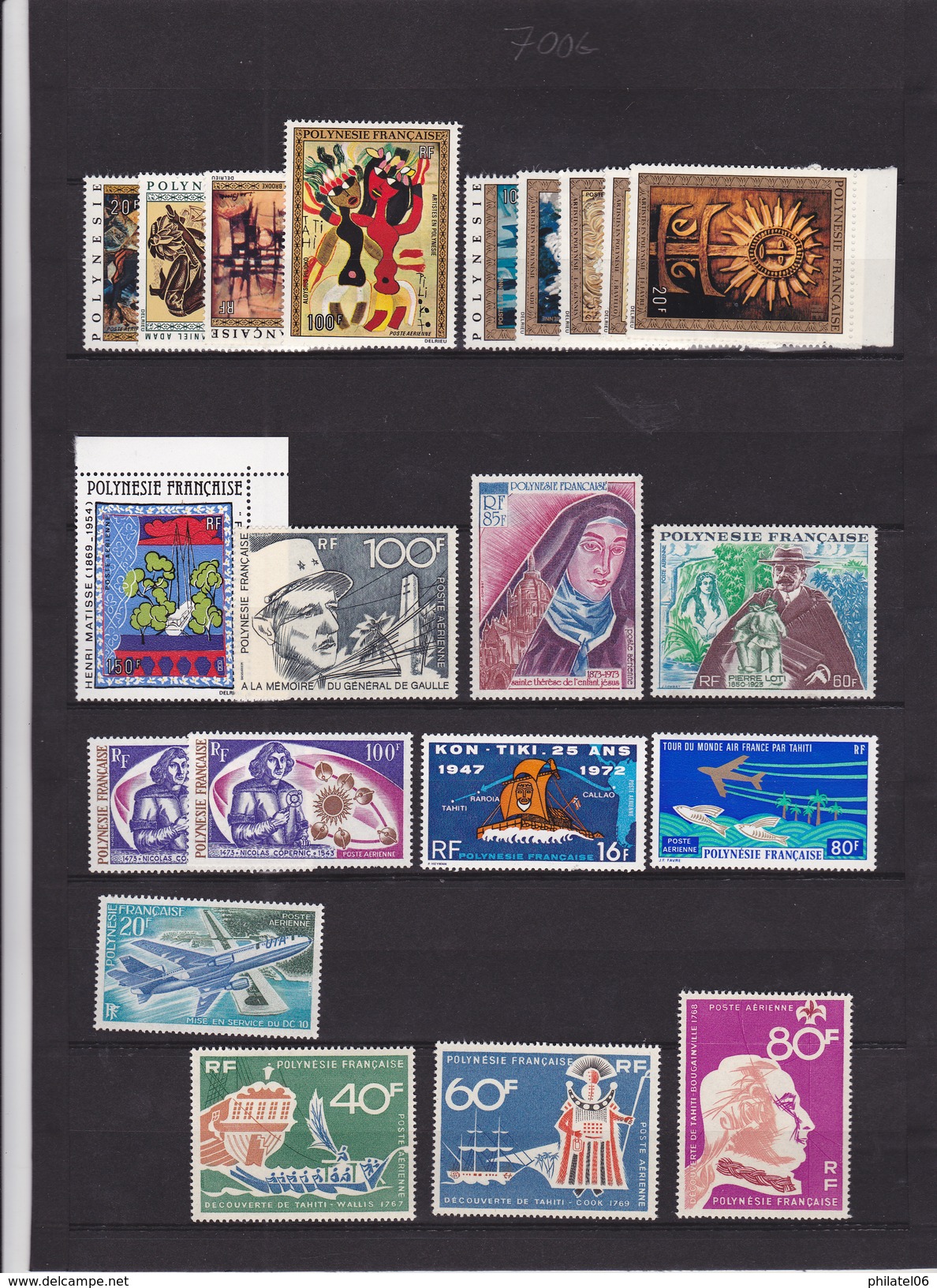 POLYNESIE  TIMBRES MNH**  COTE: 700 EUROS - Collections, Lots & Series