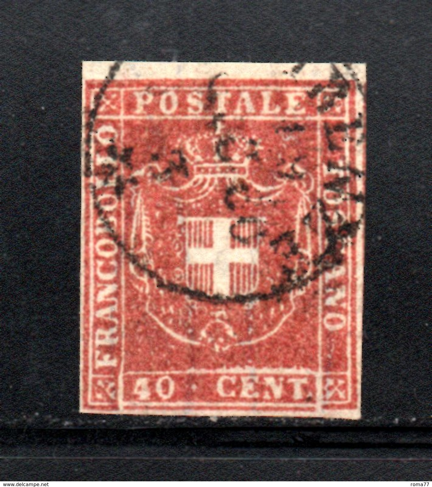 523 AK - TOSCANA , 40 Centesimi N. 21 : Usato . - Toscane