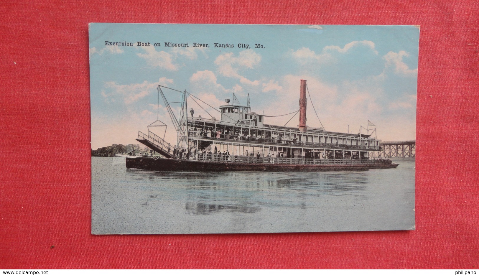 Kansas City &ndash; Missouri       Excursion  Boat   Chester Ref  2589 - Kansas City – Missouri