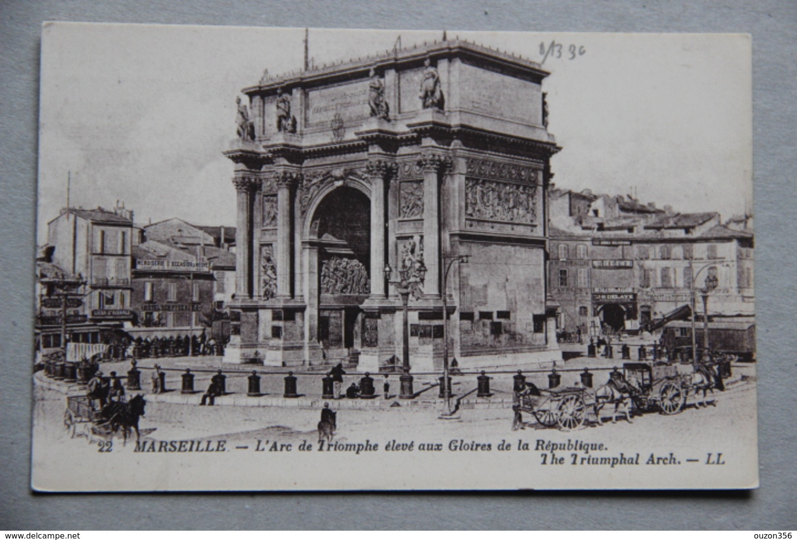 MARSEILLE (Bouches-du-Rhône), L'Arc De Triomphe élevé Aux Gloires De La République - Monumenti