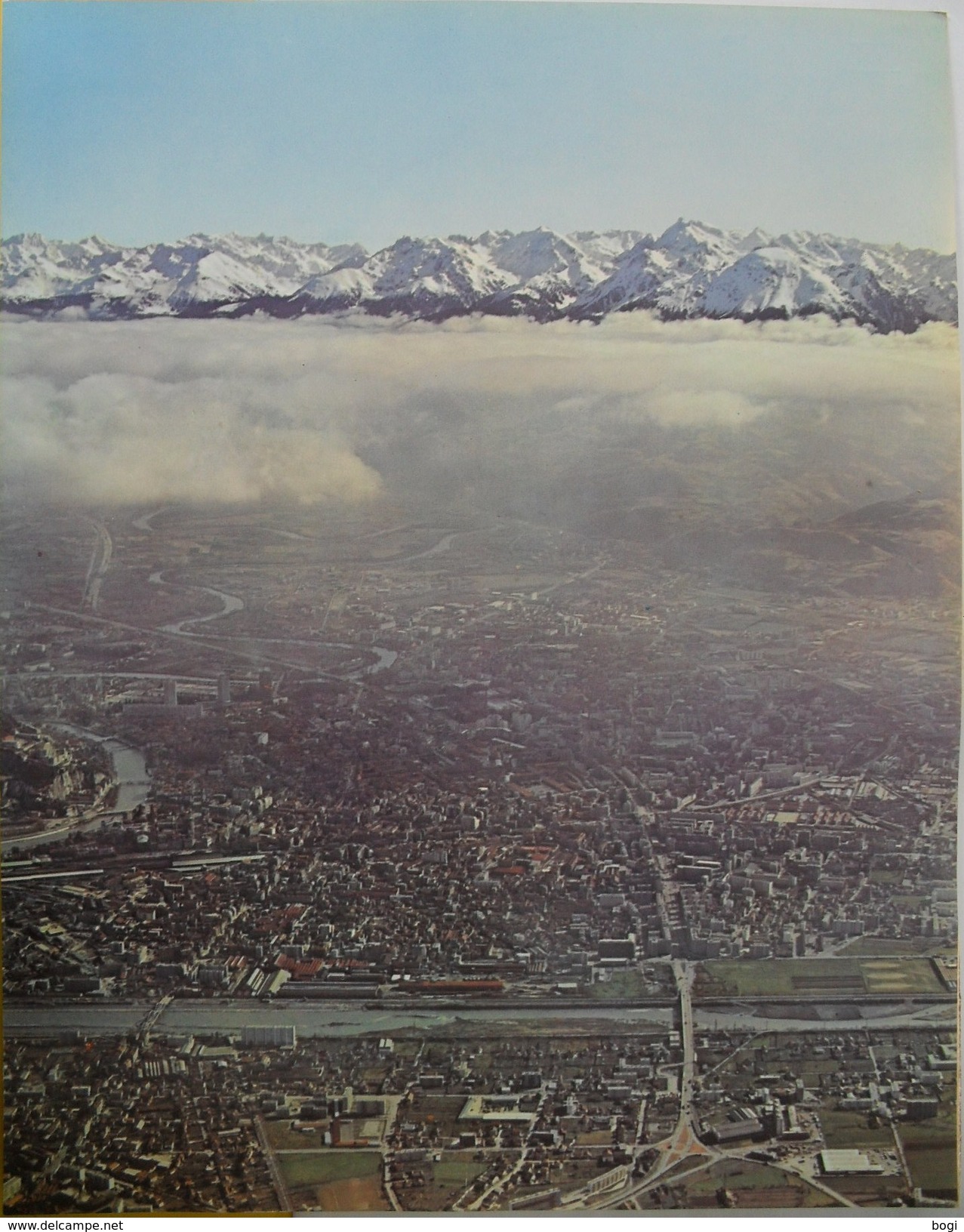 France Vue Aérienne Luchtfoto Air View 26 Cm X 33 Cm - Grenoble - Affiches