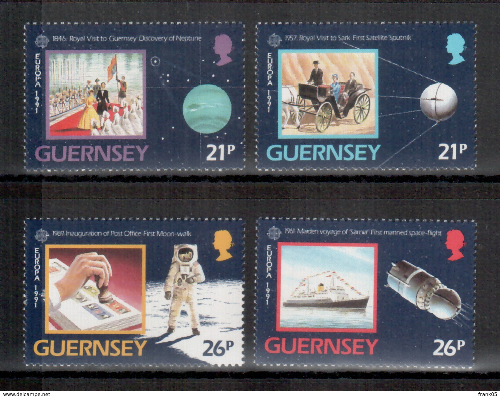 Guernsey / Guernesey 1991 Satz/set EUROPA ** - 1991