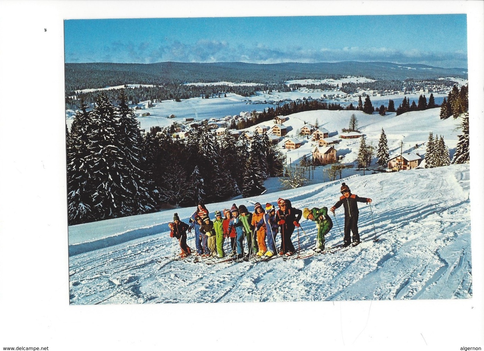 16913 - Le Brassus L'hiver à La Vallée De Joux Classe De Neige  (format 10X 15) - Other & Unclassified