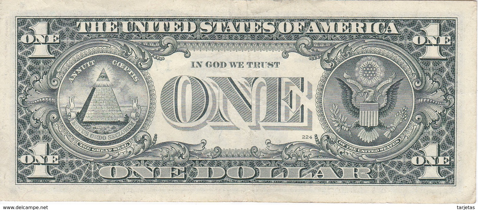 BILLETE DE ESTADOS UNIDOS DE 1 DOLLAR DEL AÑO 1988 LETRA I  MINNEAPOLIS   (BANK NOTE) - Billets De La Federal Reserve (1928-...)