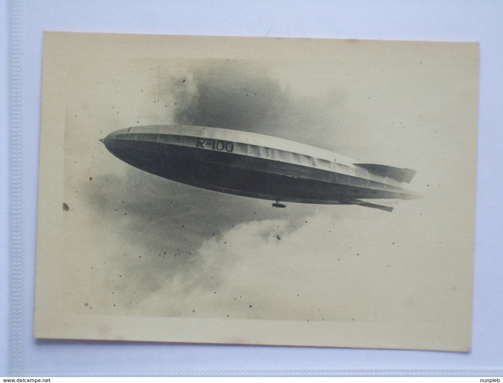 Zeppelin R100 Photograph 9.0 Cms X 6.2 Cms - Luftfahrt