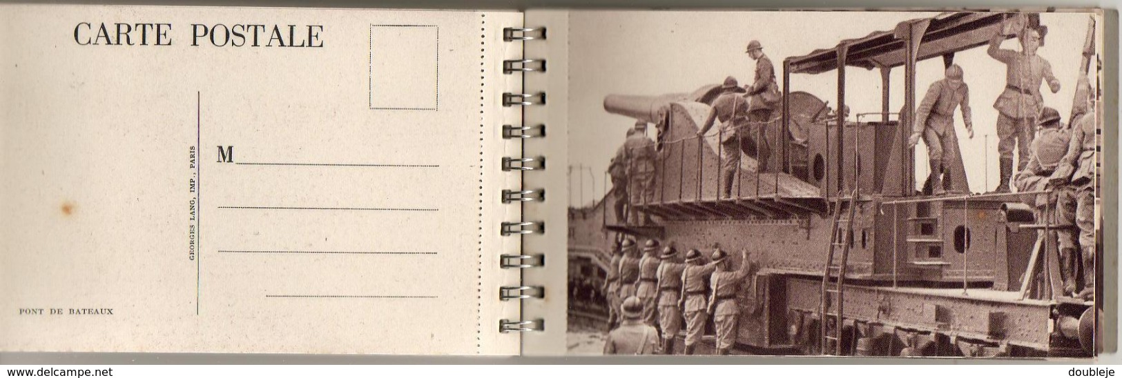 MILITARIA  SUPERBE CARNET SPIRALÉ COMPORTANT 28 Cartes Postales et un Agenda 1939 où sont présentées nos troupes