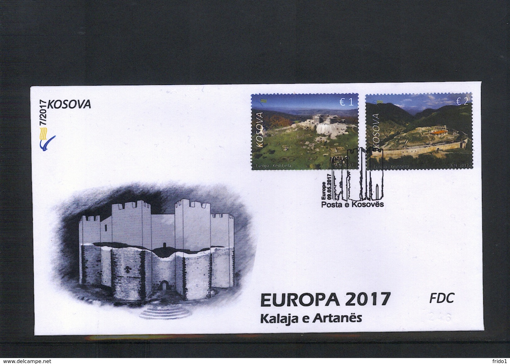 Kosovo 2017 Europa Cept Set FDC - 2017