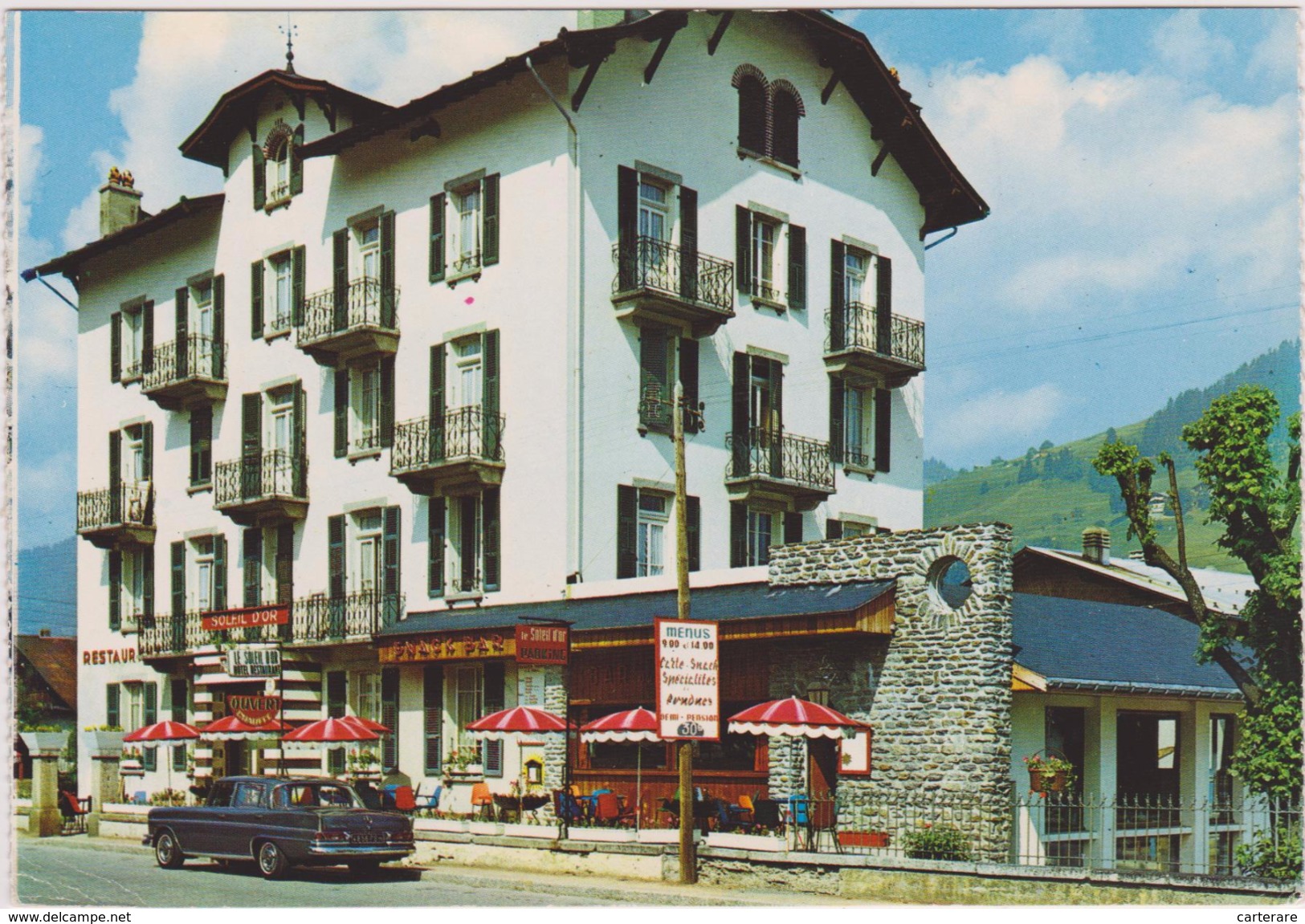 74,HAUTE SAVOIE,MEGEVE,BAR,HOTEL,RESTAURANT,BELLE VUE - Megève