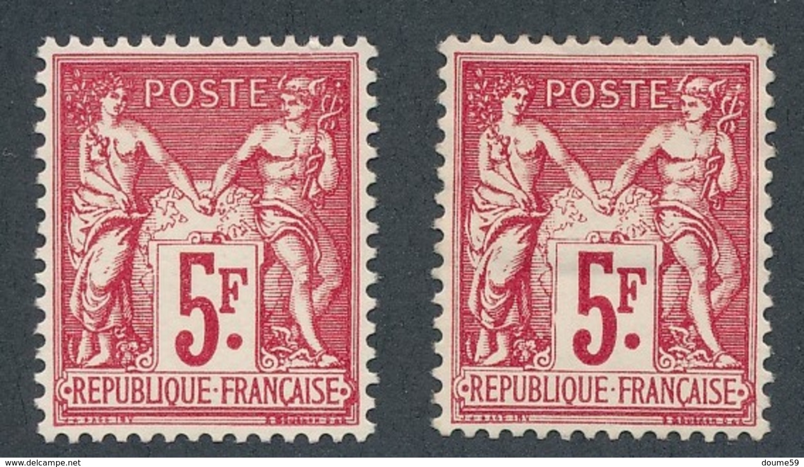 BE-64: FRANCE :  Lot  Avec N°216*-216b*   (charn 2ème Choix à Défectueuse) - Unused Stamps