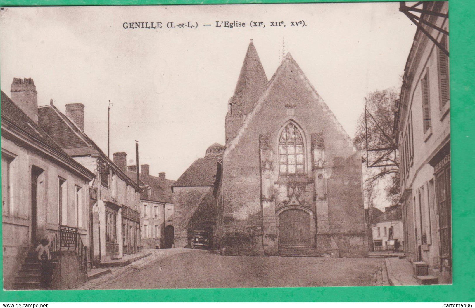 37 - Genillé - L'église - Editeur: Dupré - Genillé