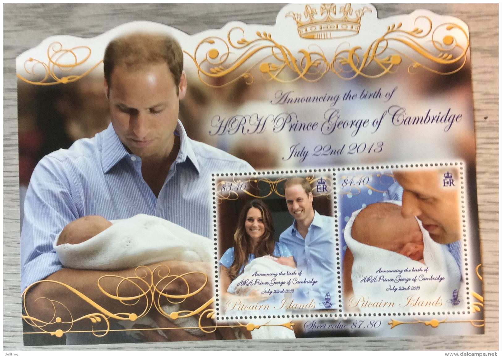 PITCAIRN ISLANDS 2013 Royal Baby Sheet MNH - Pitcairninsel