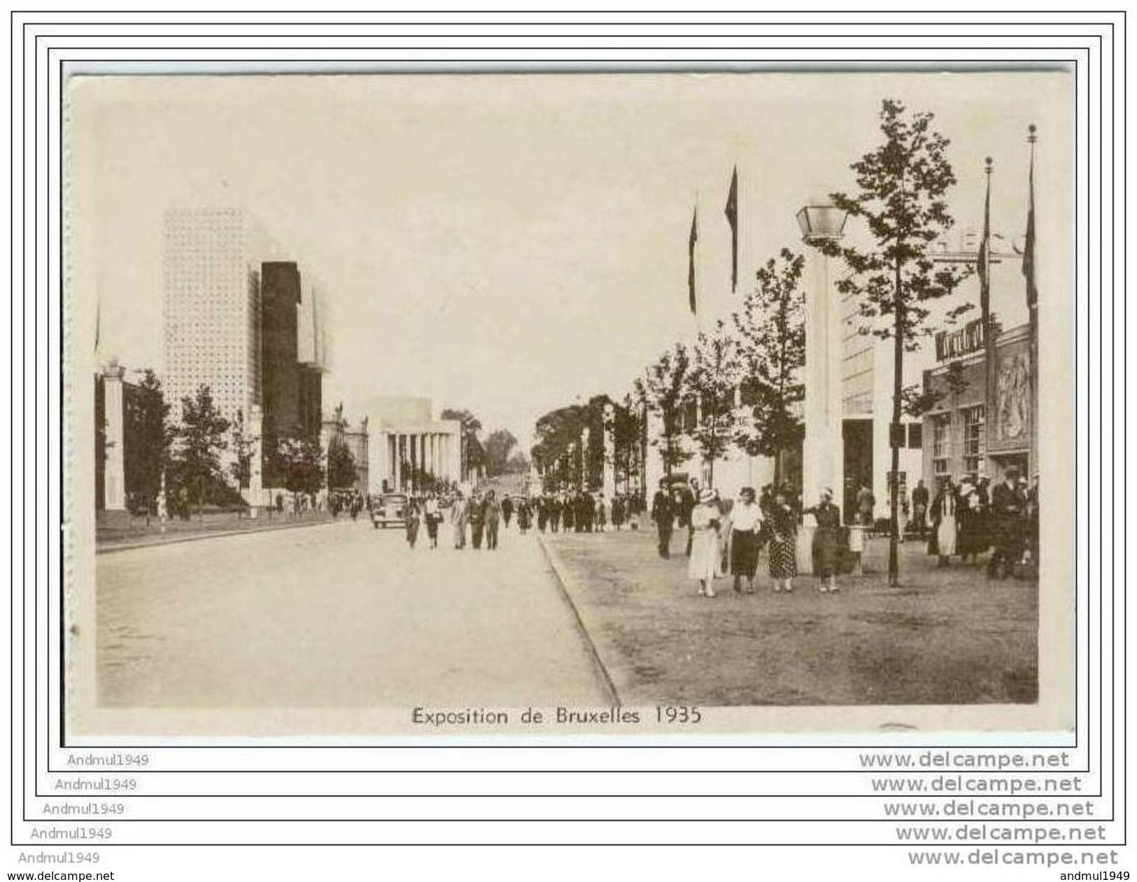 BRUXELLES - Exposition De 1935 - Avenue Astrid - Exposiciones