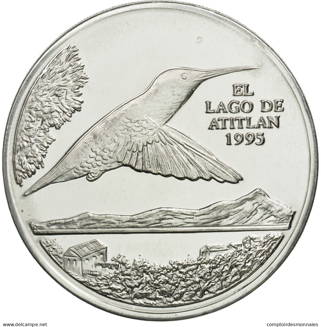 Monnaie, Guatemala, Quetzal, 1995, Tower, SPL, Aluminium, KM:1d.1 - Guatemala