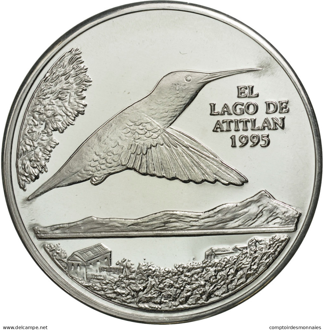 Monnaie, Guatemala, Quetzal, 1995, Tower, SPL, Aluminium, KM:1d.2 - Guatemala