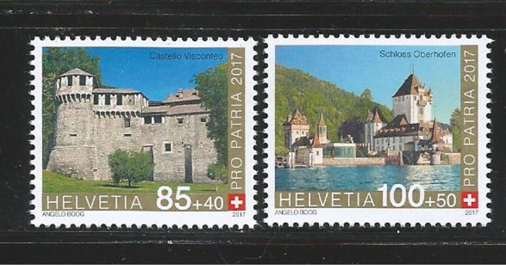 SWITZERLAND 2017 - PRO PATRIA - FORTRESSES & CASTLES - MNH - No % On Payment - Schlösser U. Burgen