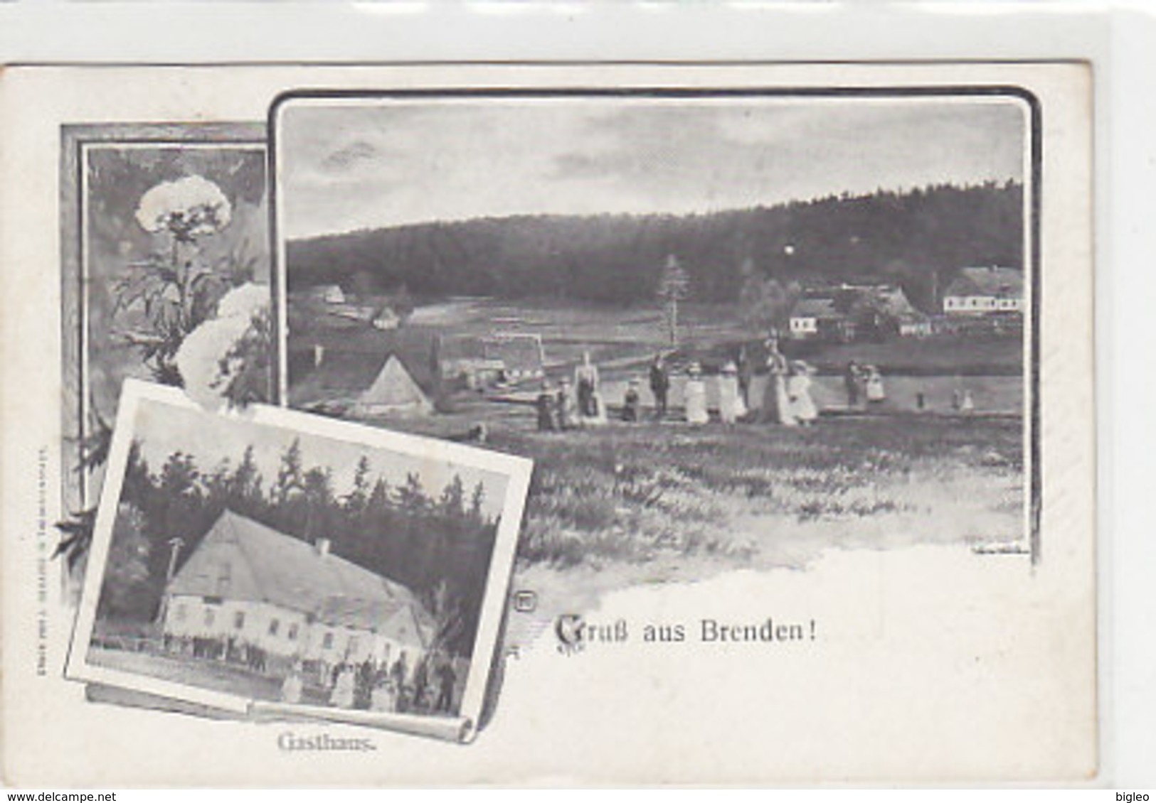 Gruss Aus Brenden - Oesterr.Frankatur - Sign. - 1912       (A-37-150106) - Tschechische Republik