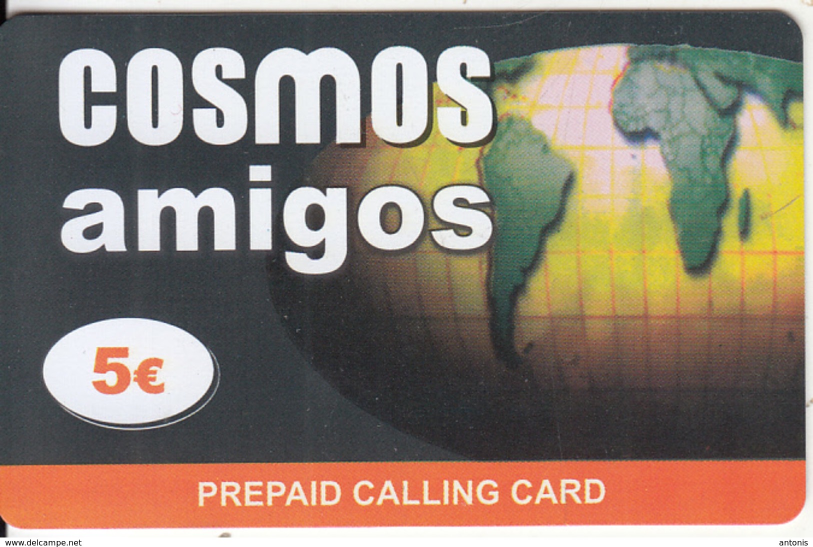 GREECE - Amigos, Cosmos Prepaid Card 5 Euro, Sample - Greece