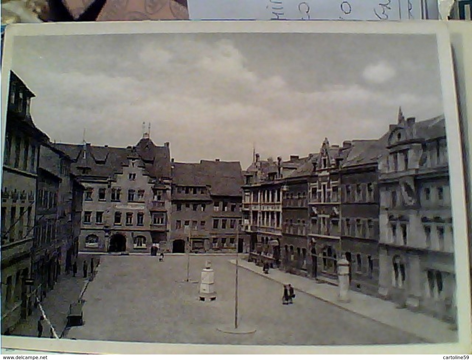 GERMANY DEUTSCHLAND KAHLA MARKT PLATZ  V1954 GC13906 - Kahla