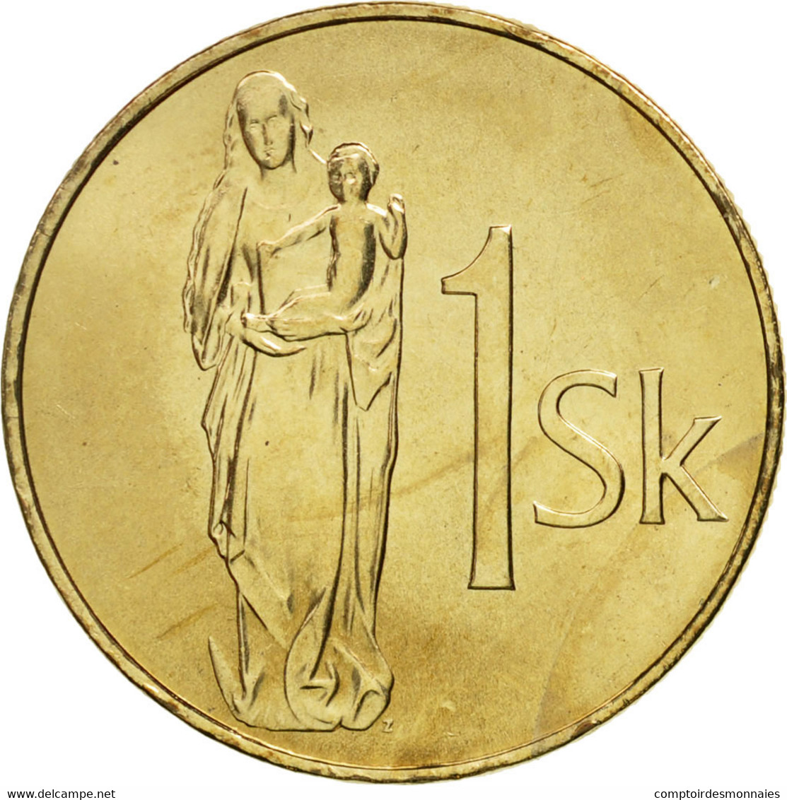 Monnaie, Slovaquie, Koruna, 2007, FDC, Bronze Plated Steel, KM:12 - Slowakei