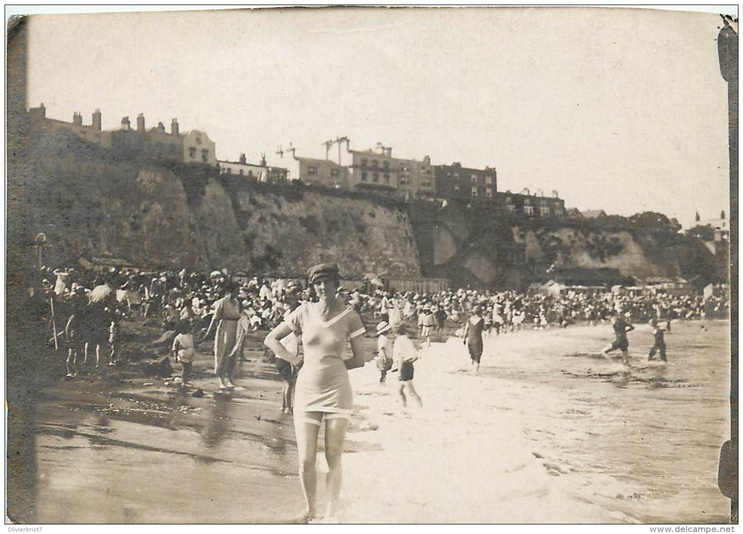 Photo 1900 Au Bord De Mer - Falaises Et Villas - Zu Identifizieren