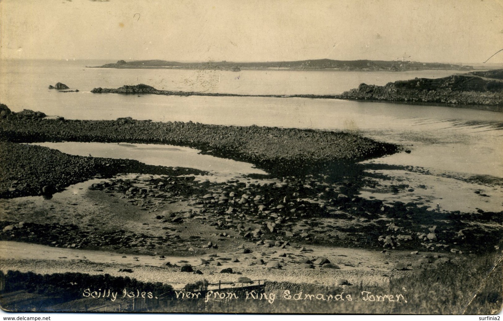 SCILLY ISLES - VIEW FROM KING EDWARD'S TOWER RP - GIBSON   Sc65 - Scilly Isles