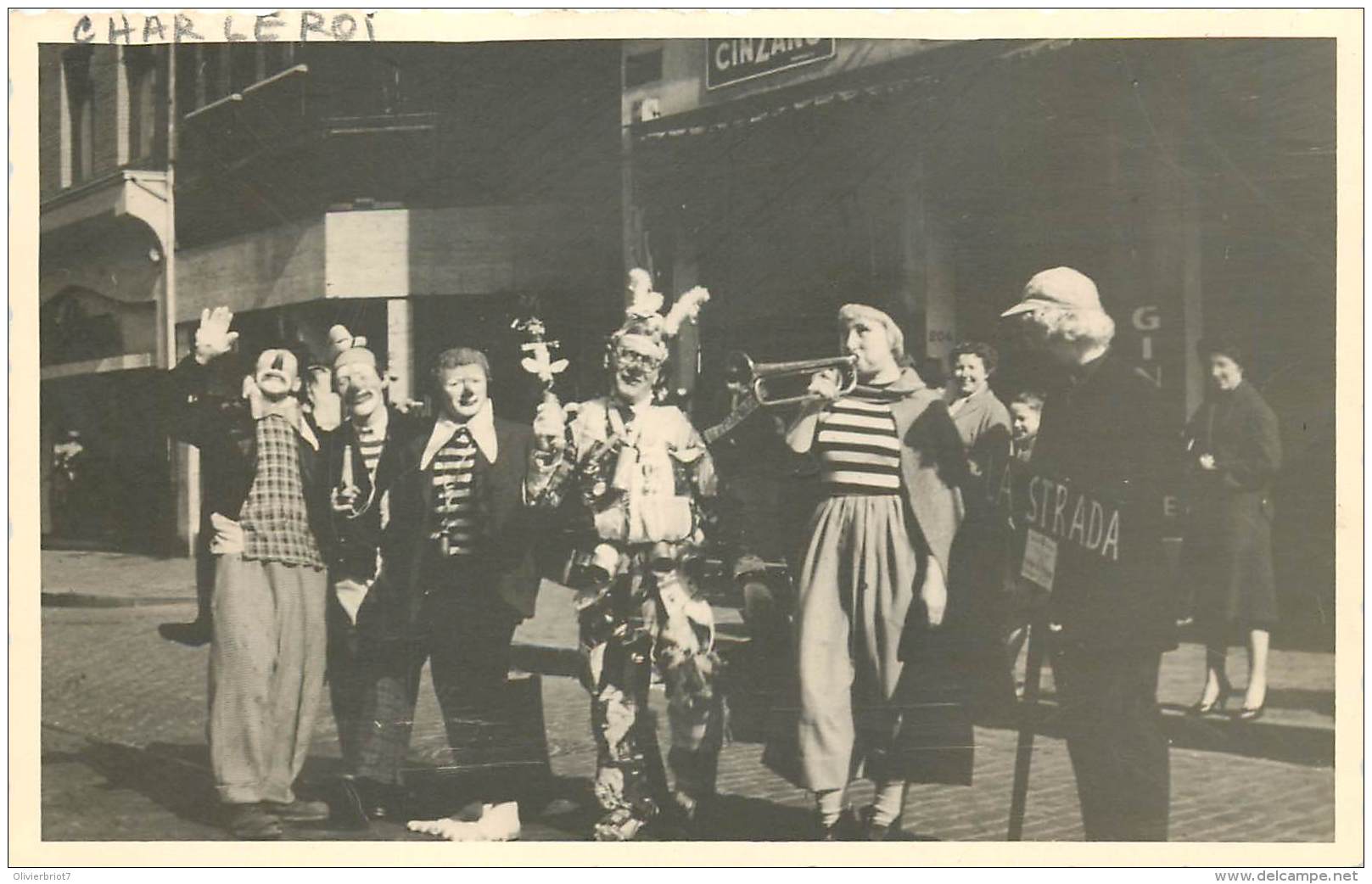 Charleroi - Carte-Photo - Carnaval 1952 - Charleroi