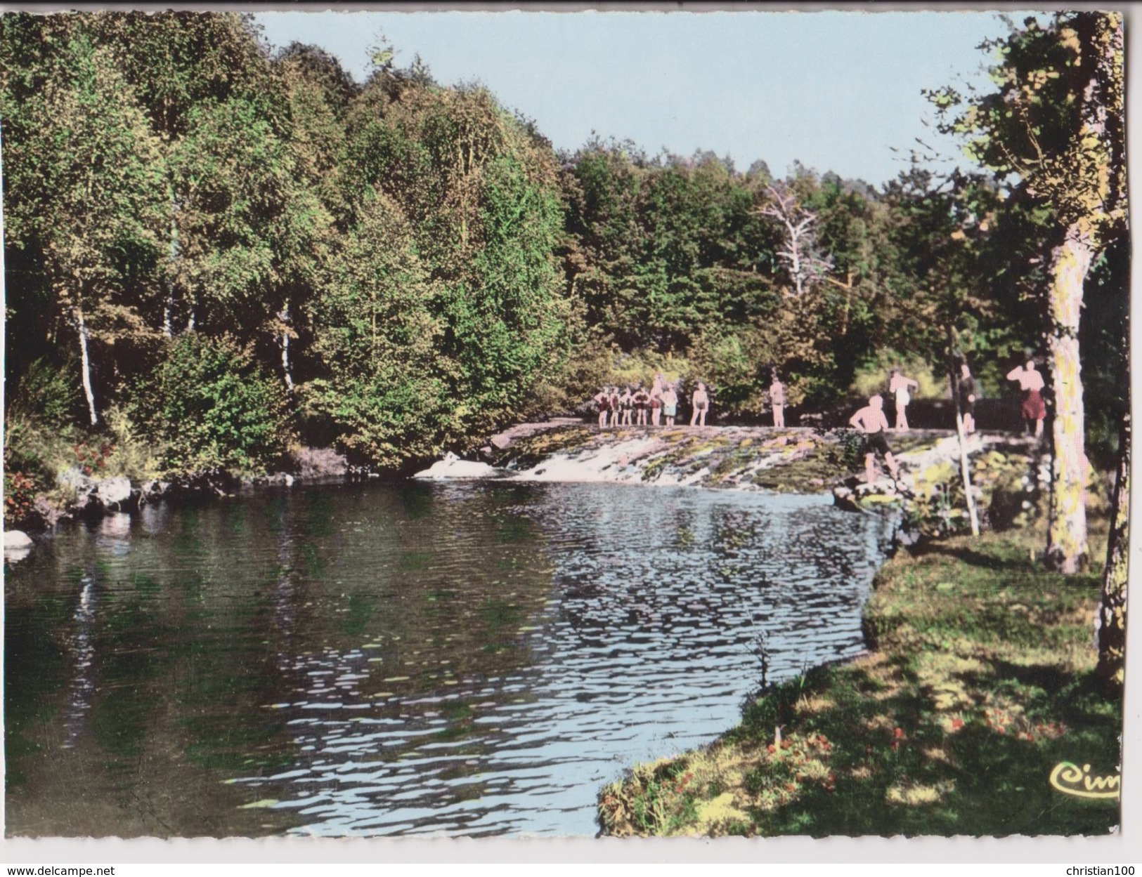 SAINT YRIEIX LE DEJALAT : LA BAIGNADE - CPSM GRAND FORMAT - 2 SCANS - - Autres & Non Classés