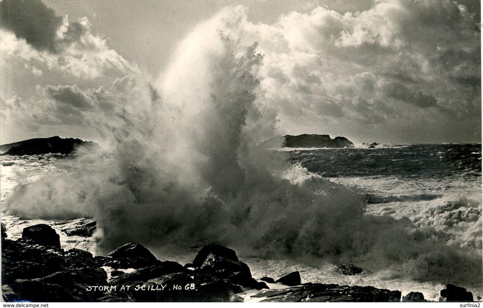 SCILLY ISLES - STORM AT SCILLY  RP - GIBSON C8 Or G8  Sc70 - Scilly Isles