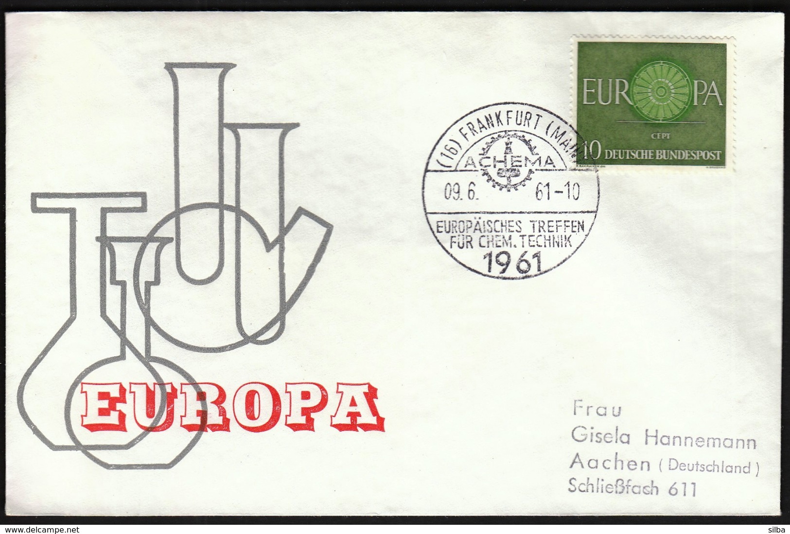 Germany Frankfurt 1961 / ACHEMA / European Meeting For Chemical Engineering - Chemie