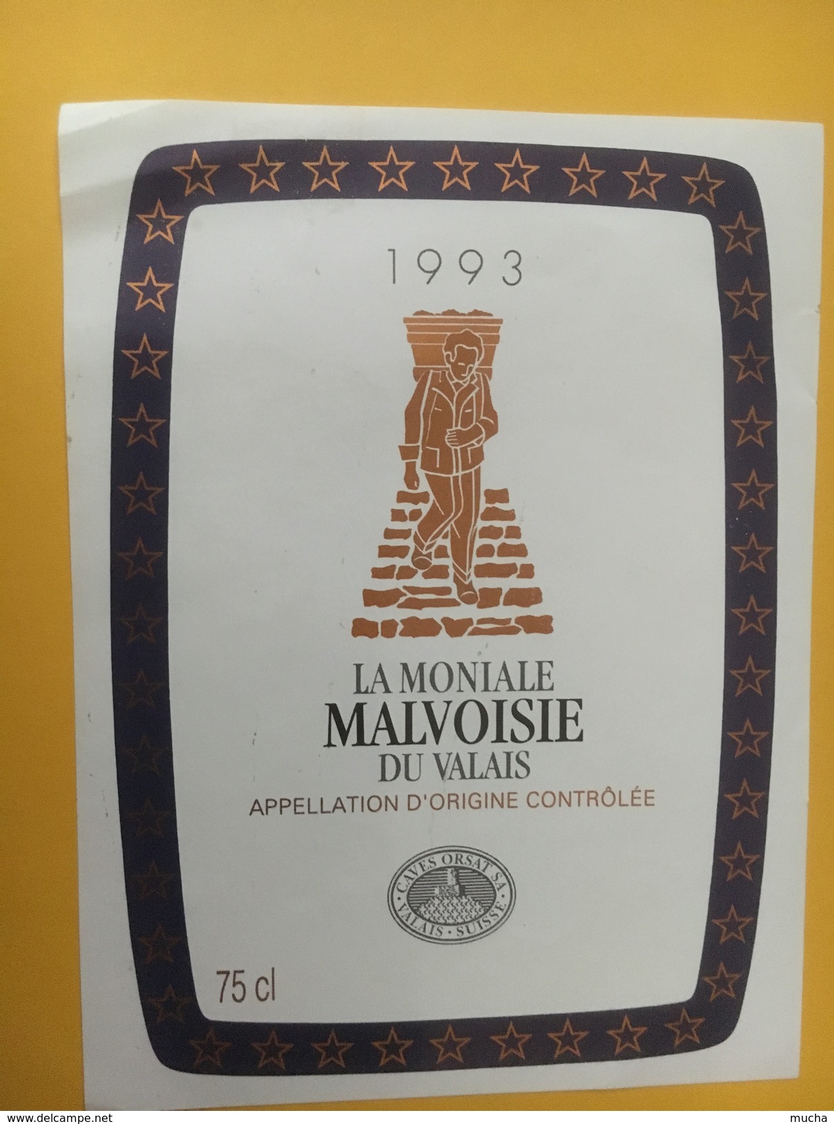 4259 - Malvoisie La Moniale 1993 Valais Suisse - Autres & Non Classés