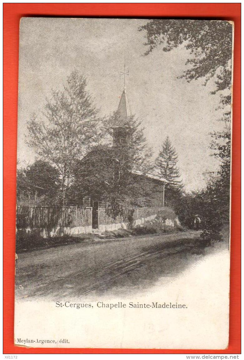 EAE-24 St-Cergues Chapelle Sainte-Madeleine. Précurseur. Non Circulé - Saint-Cergue