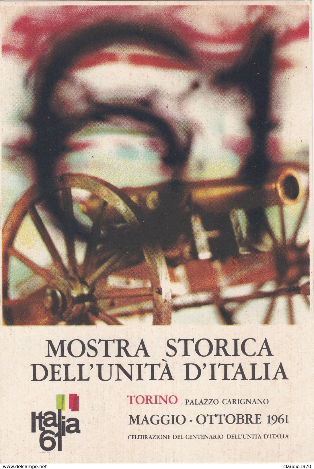 CARTOLINA - TORINO - MOSTRA STORICA DELL' UNITA' ITALIA - Palazzo Carignano