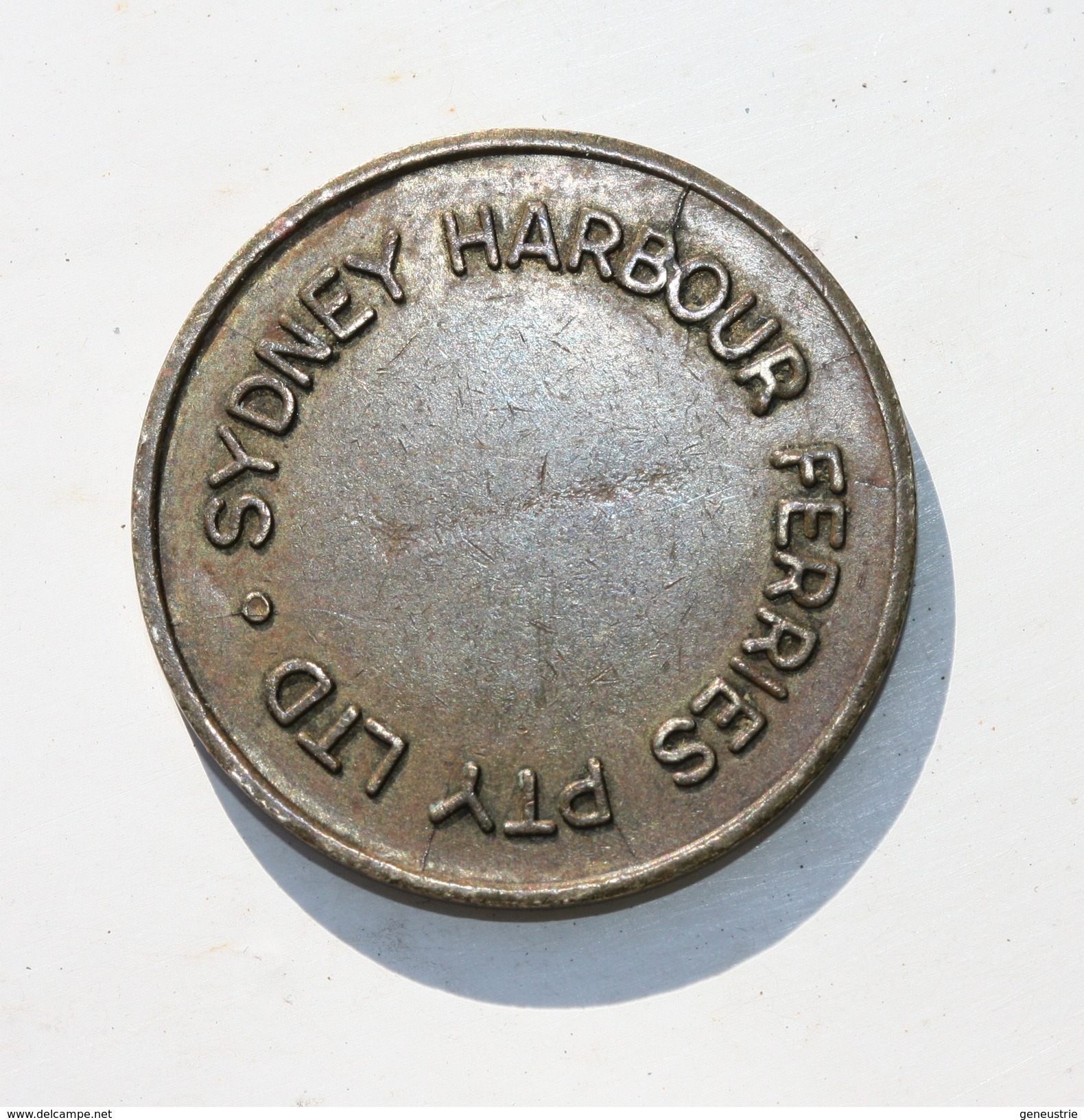 Jeton De Transport Australien" 1 For Use In Ferry Turnstiles / Sydney Harbour Ferries PTY Ltd " Australian Token - Professionals / Firms