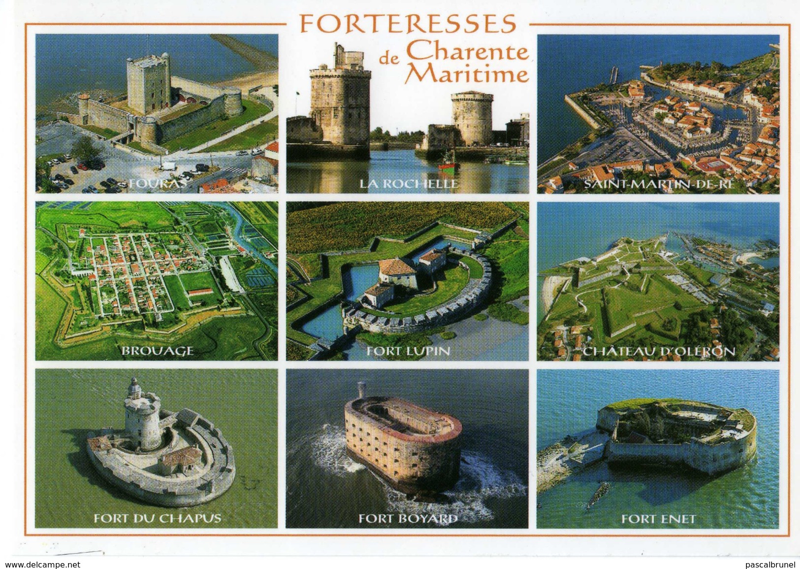 FORTERESSES DE CHARENTE MARITIME (FOURAS-LA ROCHELLE-SAINT MARTIN DE RÉ-FORT BOYARD-BROUAGE-FORT LUPIN-FORT ENET) - Autres & Non Classés