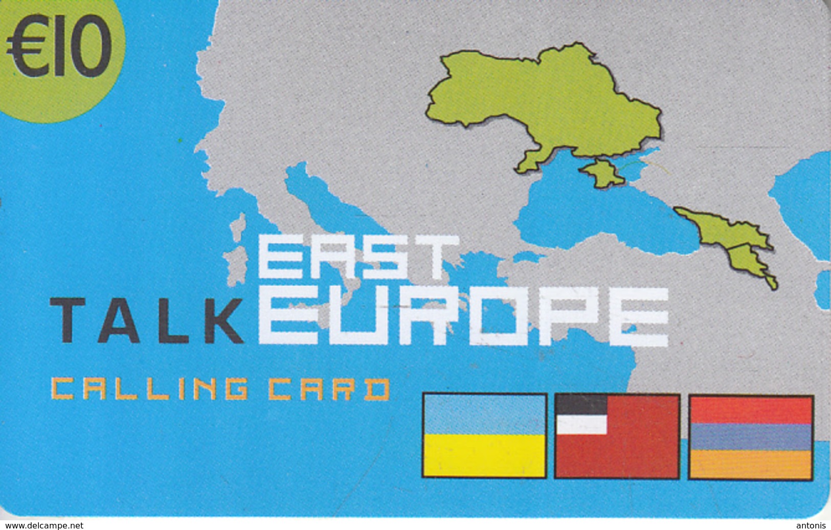 GREECE - Talk East Europe, Altec Telecoms Prepaid Card 10 Euro, Tirage 5000, Exp.date 31/12/05, Sample - Greece
