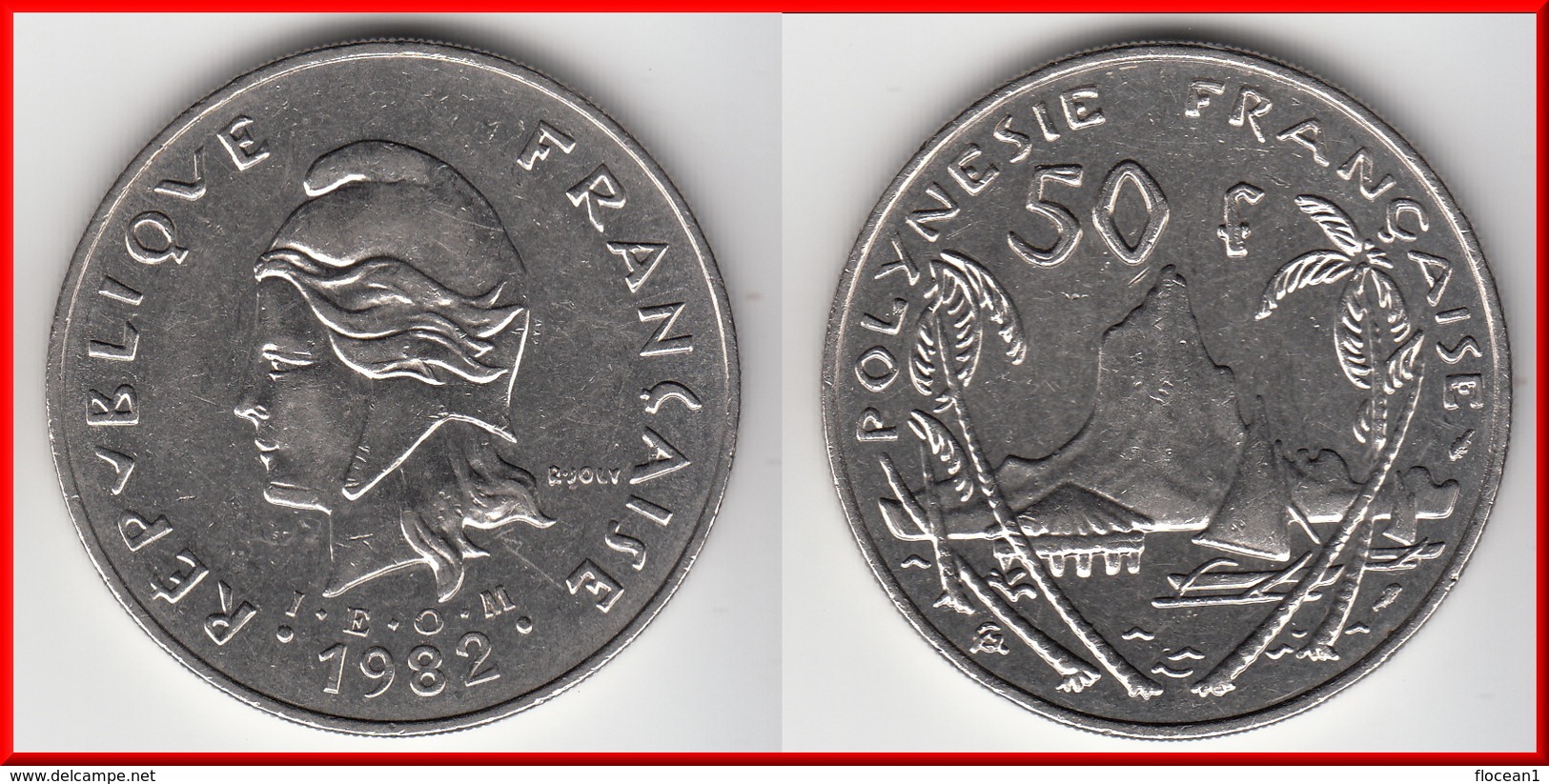 **** POLYNESIE FRANCAISE- FRENCH POLYNESIA - 50 FRANCS 1982 **** EN ACHAT IMMEDIAT !!! - Frans-Polynesië