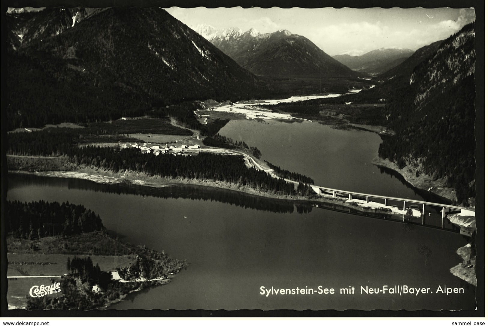 Sylvenstein-See Mit Neu-Fall  -  Bei Lenggries  -  Ansichtskarte Ca.1965   (7253) - Lenggries