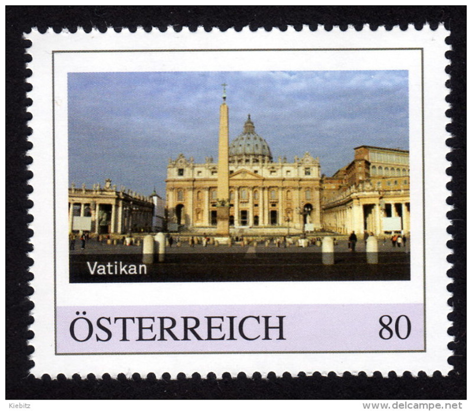 ÖSTERREICH 2015 ** Wallfahrtsort Vatikan - PM Personalized Stamp MNH - Cristianismo