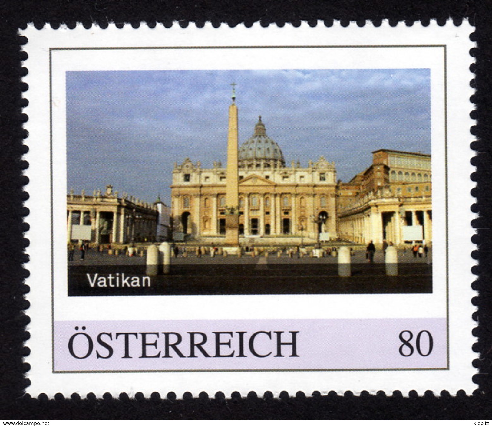 ÖSTERREICH 2015 ** Wallfahrtsort Vatikan - PM Personalized Stamp MNH - Kirchen U. Kathedralen