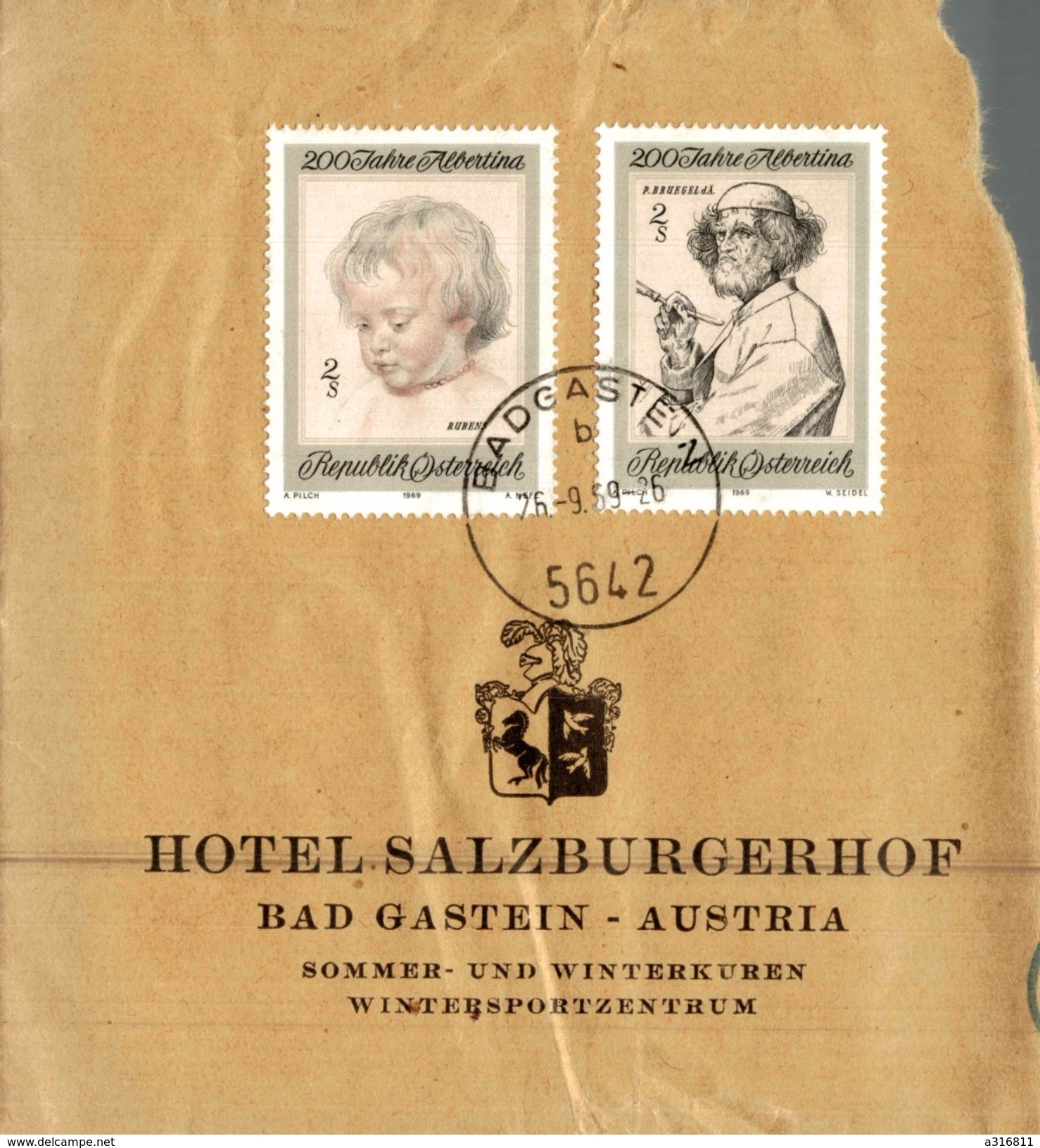 LETTRE D AUSTRIA  HOTEL SALZBURGERHOF - Sonstige & Ohne Zuordnung