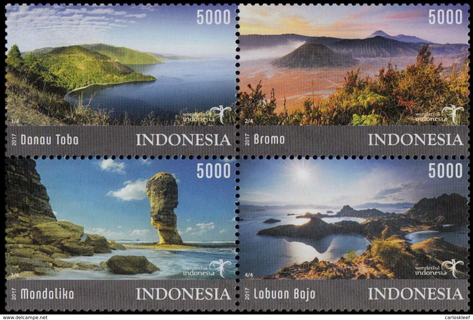 Indonesia - Indonesie New Issue 10-02-2017 (Serie)  ZBL 3385-3388 - Indonesia