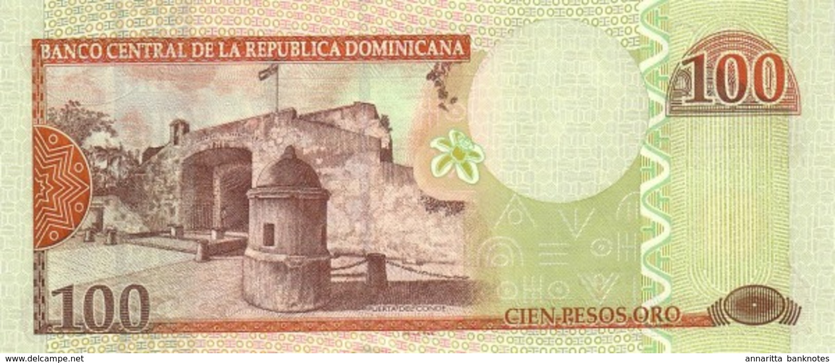 DOMINICAN REPUBLIC 100 PESOS ORO 2003 P-171c AU/UNC [DO699b] - Dominicaine