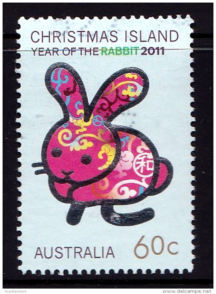 Christmas Island 2011 Year Of The Rabbit 60c Used - - Christmas Island