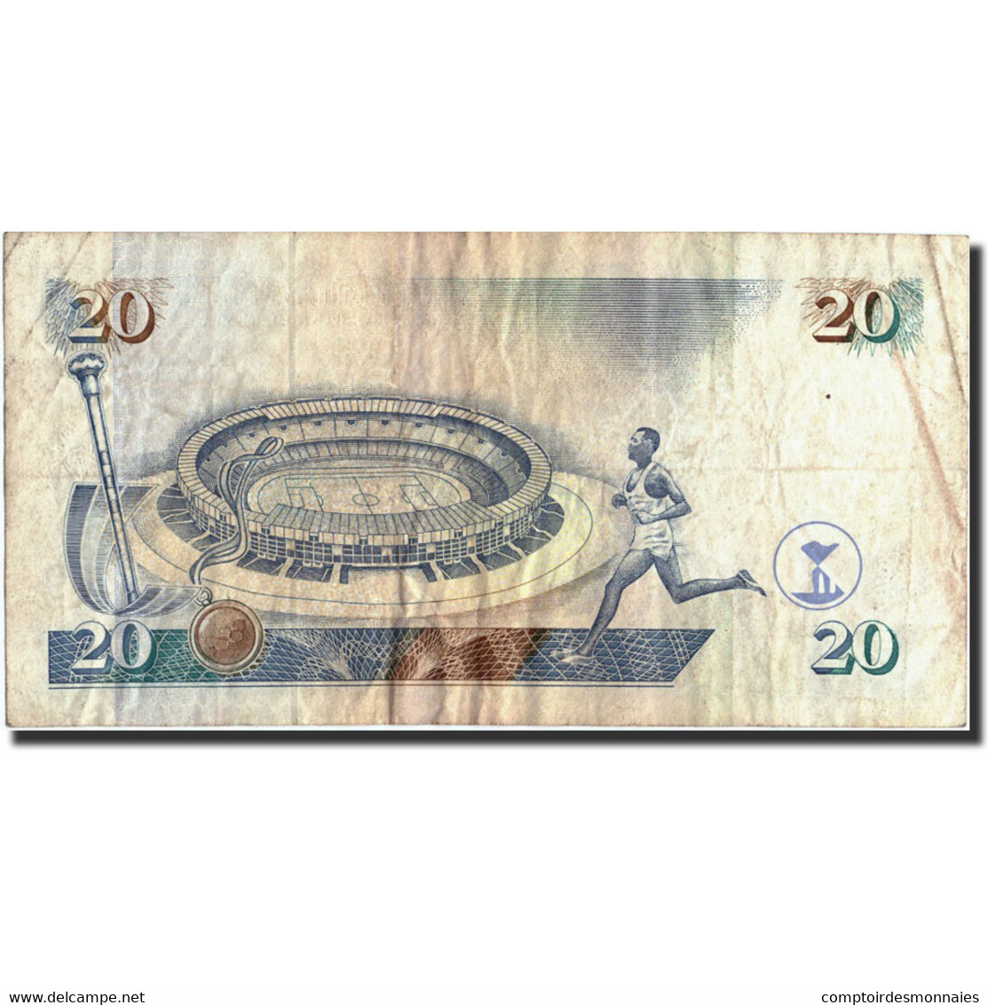 Billet, Kenya, 20 Shillings, 1995, 1978-07-01, KM:32, TB - Kenya