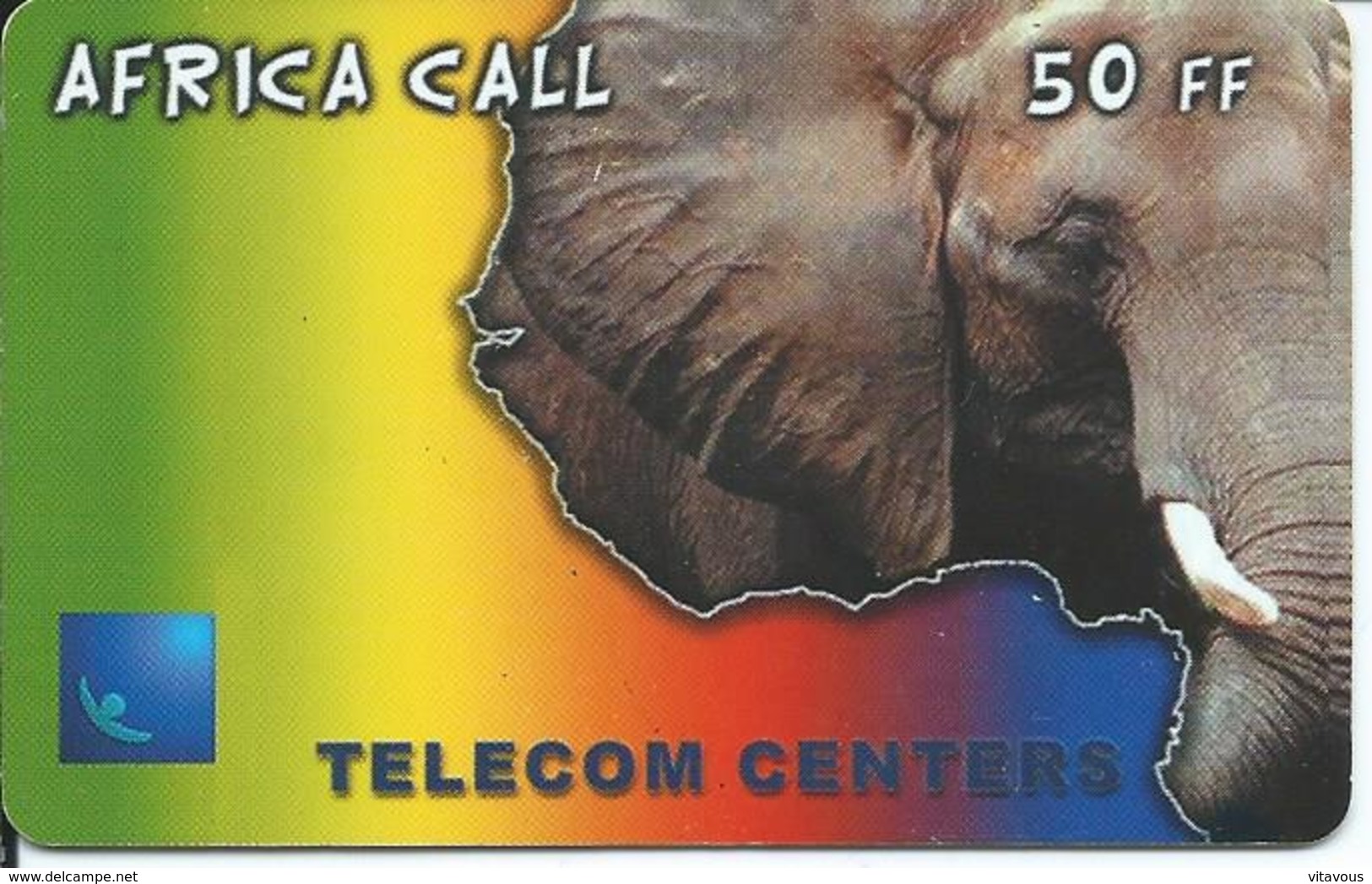 éléphant Elephant Animal Carte Prépayée Africa Call Card  Karte (W760) - Andere - Afrika