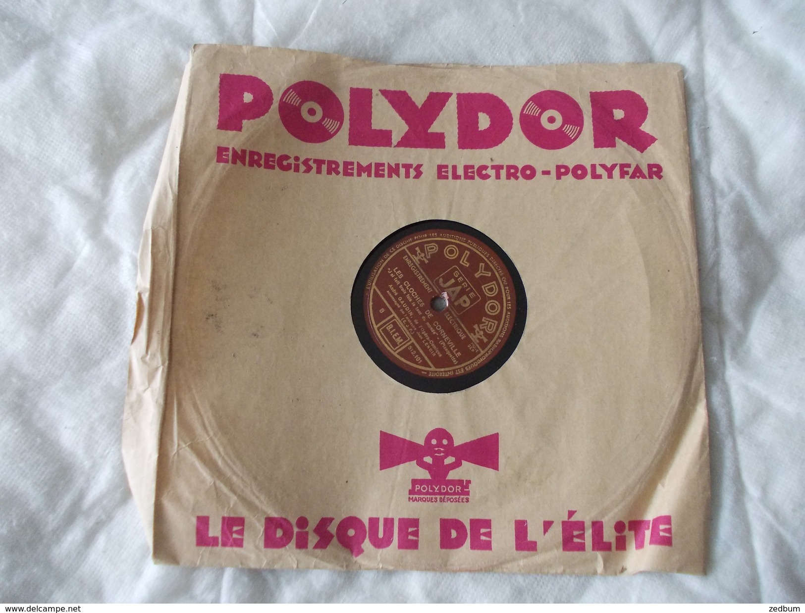 78T - Les Cloches De Corneville Par André Gaudin Et La Vie De Bohême Par Suzanne Dubost - 78 T - Disques Pour Gramophone